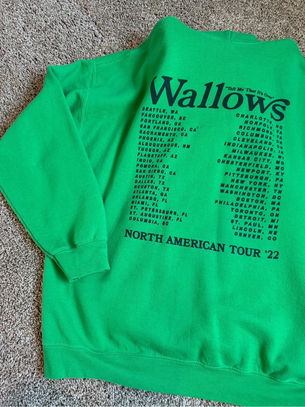 Women's Green Logo Hoodie - Picture 4 of 4